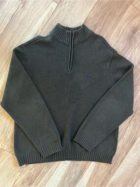Chaps quarter zip up sweater